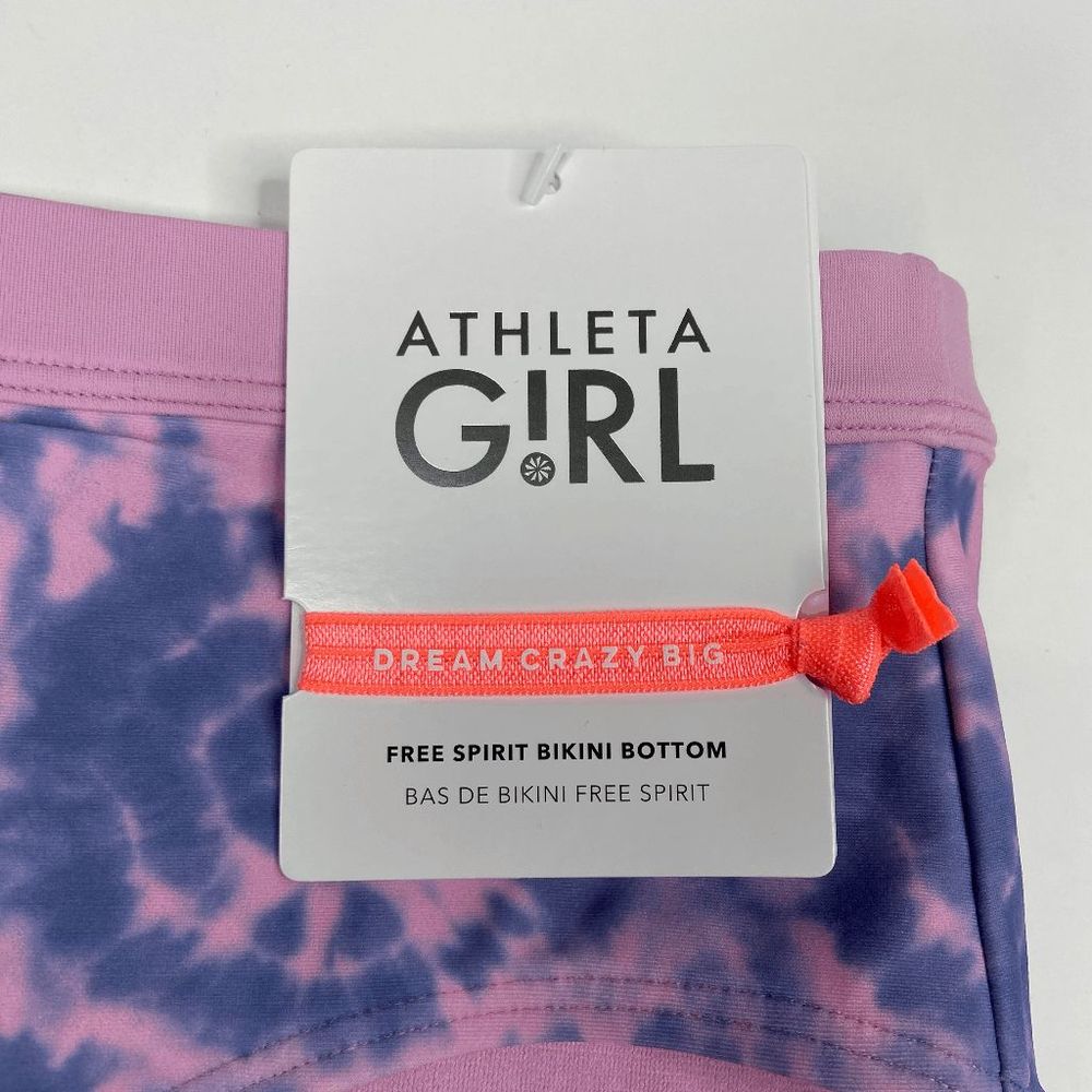 Athleta Girl Free Spirit Bikini Bottom Quartz Pink Size XXL/16 NWT - Picture 5 of 7